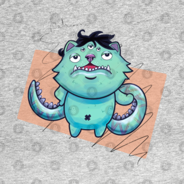 Monster In Cats Clothing Monster cat - Funnytee - T-Shirt | TeePublic